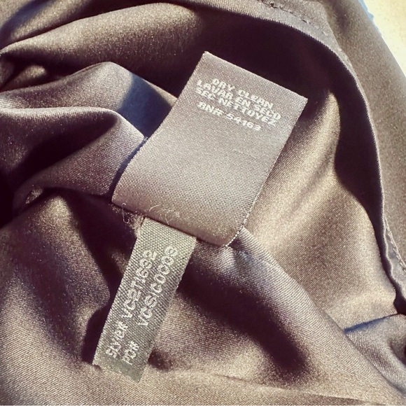 NWOT Vince Camuto Blue & Copper Abstract Watercolor Print Pleated Shift Dress 8 - Picture 11 of 15